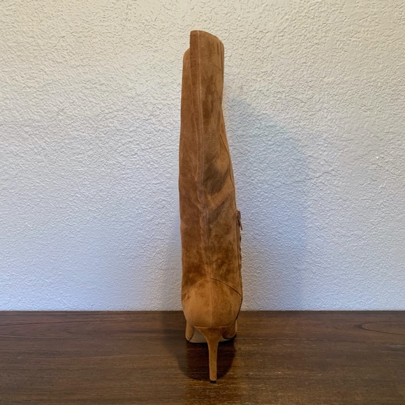 Nine West knee high pointed toe heeled boots - Picture 3 of 8